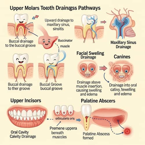 Tooth Abscess Drainage: Educational Illustration