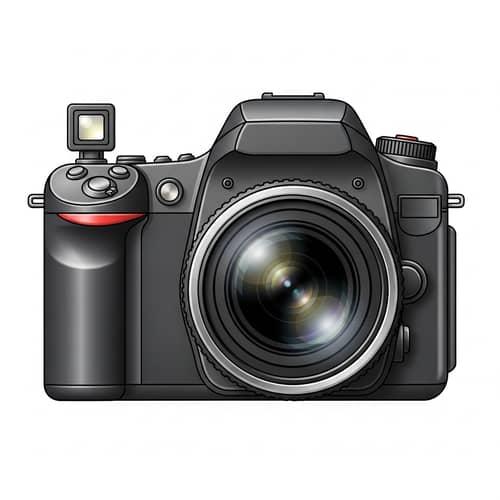 Camera Icon for Photography Function | Real Camera Design