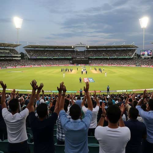 Electric Atmosphere at Packed Cricket Stadium | IPL Match
