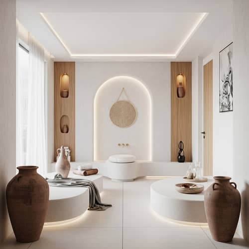 Tranquil Zen Environment with Minimalistic Design