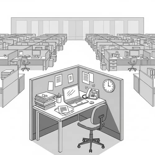 Anxiety in the Workplace: Minimalist Design Concept