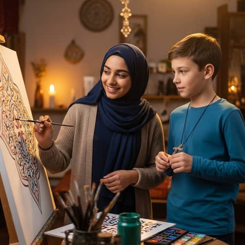 Religious Diversity and Cultural Coexistence - Inspiring Image