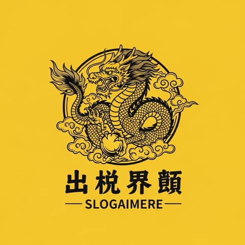 Chinese Dragon Logo Design | Ancient Mythical Creature Art