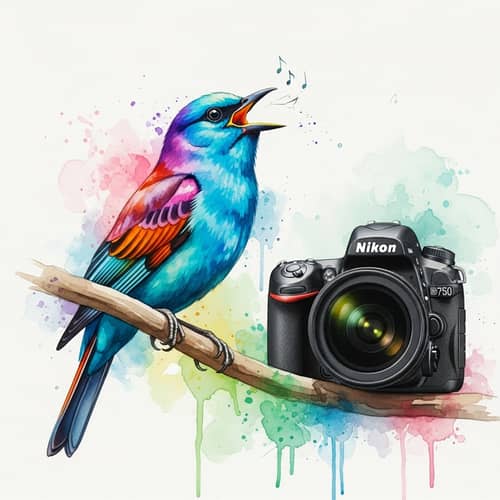 Vibrant Bird Art: Watercolor Healing Scenes