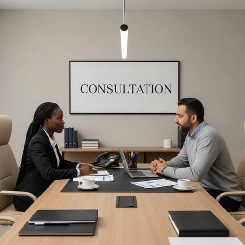 Realistic Professional Consultation Image
