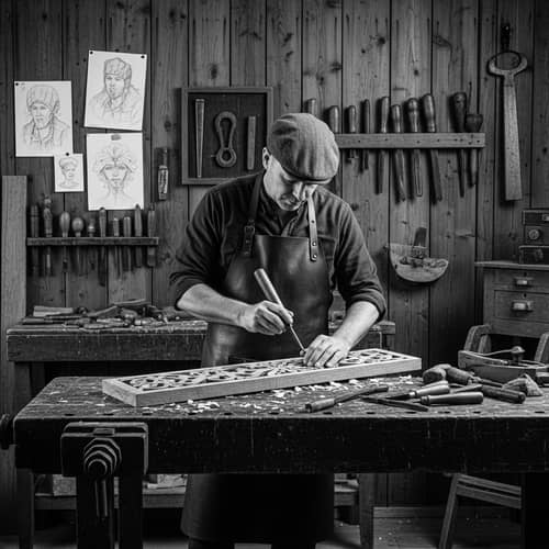 Master Your Craft: Vintage Workshop Woodcarving