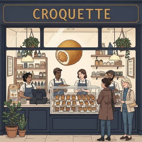Vintage Croquette Shop: Homemade Delicacies & Friendly Staff