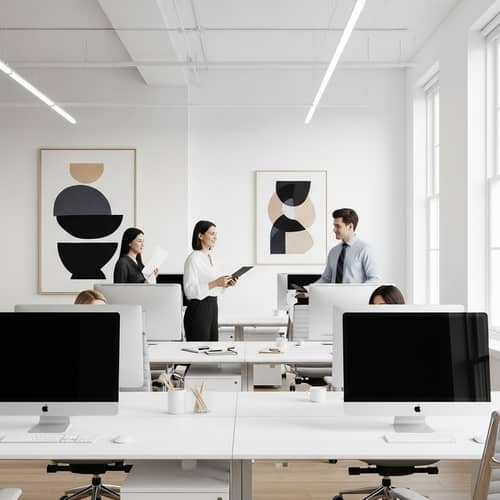 Corporate Values Embraced in Minimalist Environment