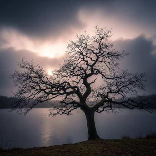 Triste Natural Scenes: Peaceful Solitude and Calm Tranquility