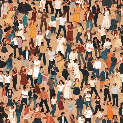 Diverse Dance Tessellation | Capturing Motion & Rhythm