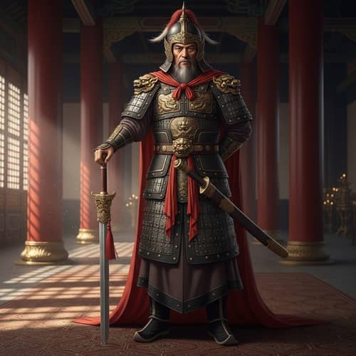 Ancient Chinese General Portrait | Ming Dynasty Warrior