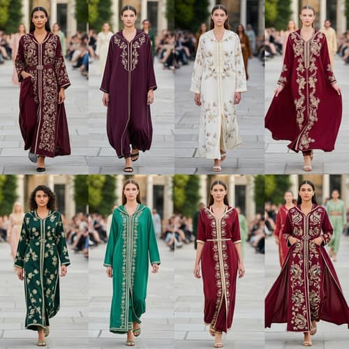 Latest Moroccan Caftan Fashion Trends | Runway Showcase