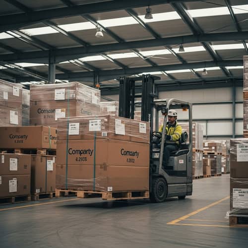 Smooth Forklift Material Handling in Warehouse Environment