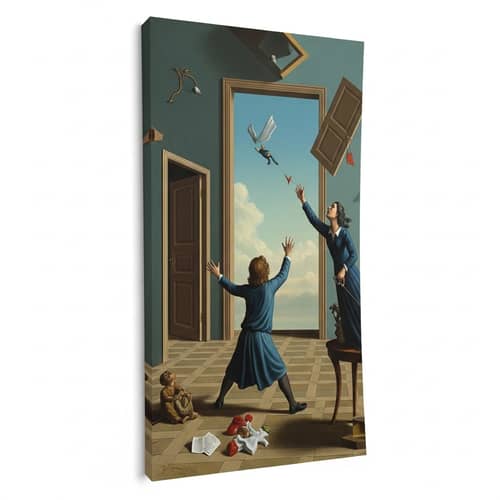 Surrealistic Struggle Art: Portrayal of Impossible Objects
