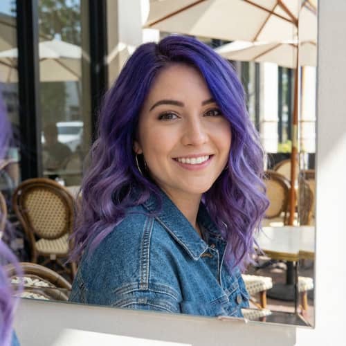 What Would I Look Like with Purple Hair? What Would I Look Like with Purple Hair?