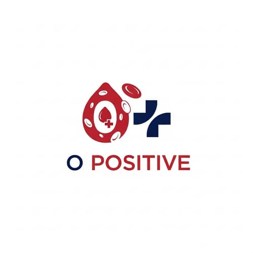 Professional Logo Design for O Positive | Expert Blood Type Symbol Logo