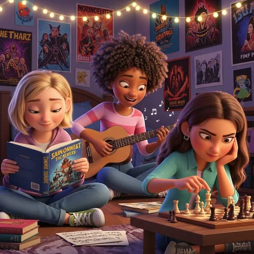 Pixar-Inspired Teen Girls: Diverse Adventures