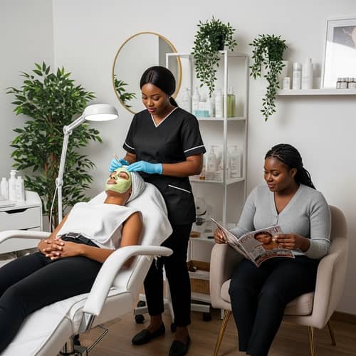 Modern Beauty Therapy Salon with African Women | Professional Services