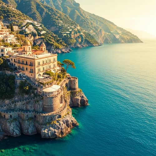 Stunning Villa Overlooking Crystal Clear Waters of Amalfi Coast