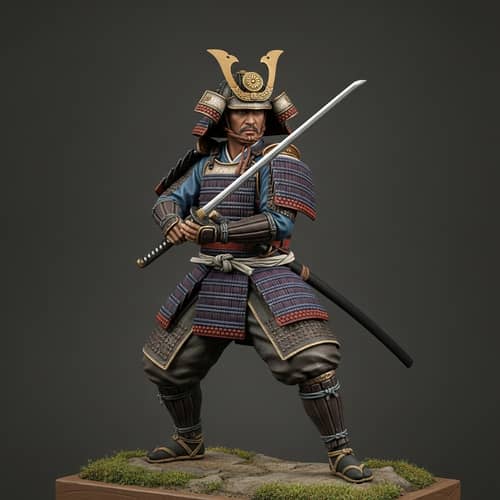 Traditional Japanese Swordsman | Authentic Samurai Warrior