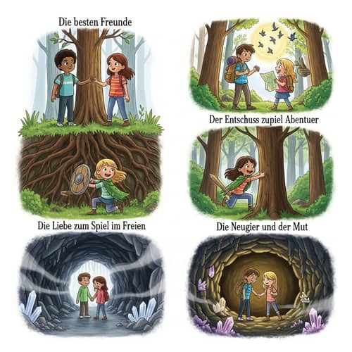 Max and Mia's Enduring Friendship in the Woods