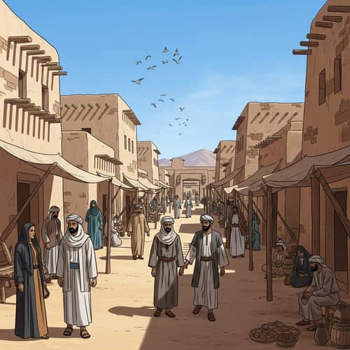 Jahiliyyah Era Illustration: Pre-Islamic Architecture & Culture