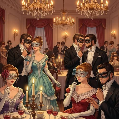 Victorian Masquerade Ball Wall Art | Coquetry Concept