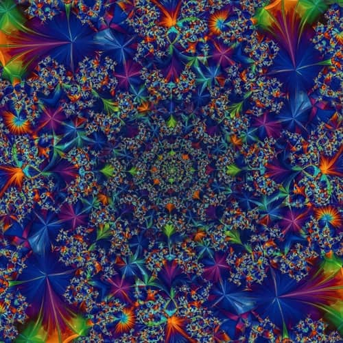 Colorful Geometrical Fractal Patterns