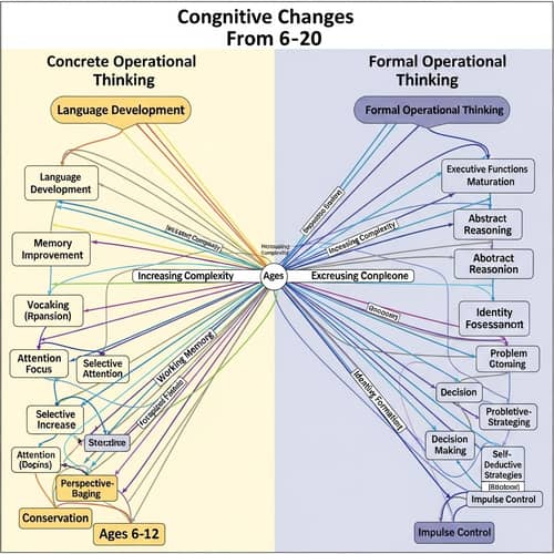 Cognitive Changes in Childhood and Adolescence: A Conceptual Map