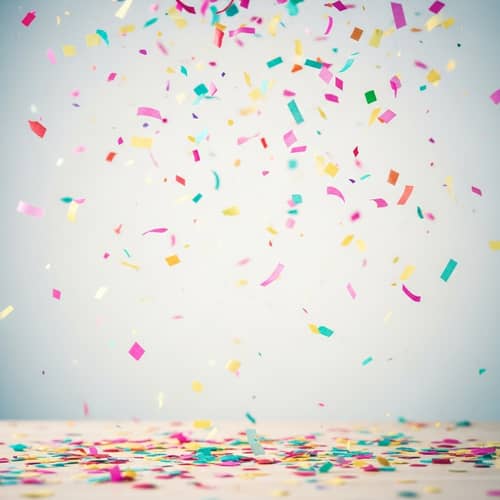 Colorful Confetti Festivity | Joyful Celebration Scene