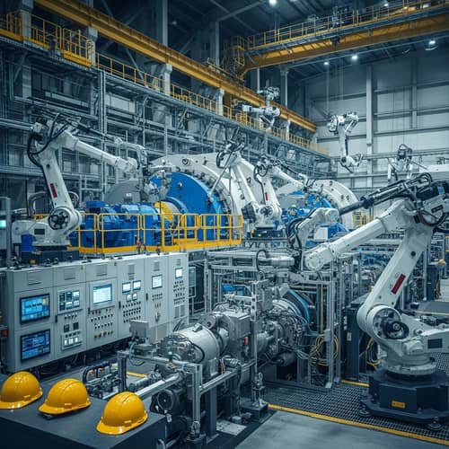 Technological marvels: Robotic Manipulators Repairing Power Plant