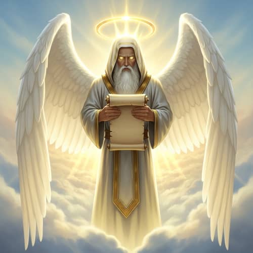 Celestial Angel Gibrael: A Divine Being of Infinite Wisdom