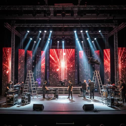 Modern Stage Set-up for Spectacular Performance