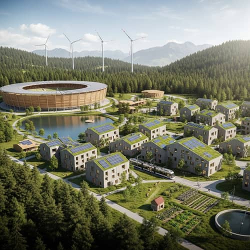 Ecological Olympic Village: Sustainable Design Model