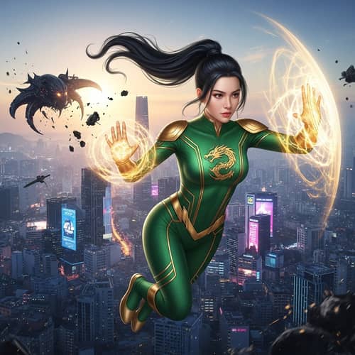 Young Vietnamese Woman Turned Superhero Saves World
