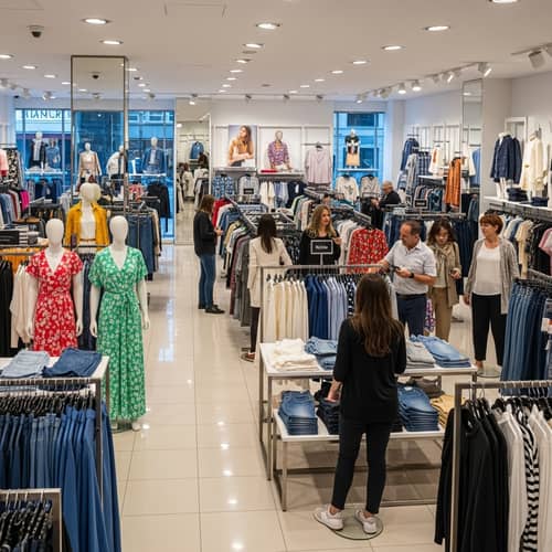 Urban Threads: Contemporary Clothing Store in the Heart of the City