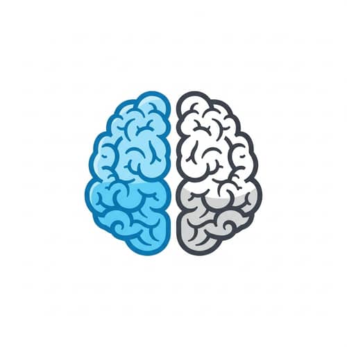 Smart & Creative Brain Logo Design for Innovative Tech App