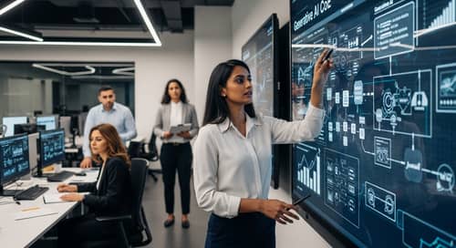 South Asian Female Business Engagement Director in Generative AI Center | Innovative Solutions