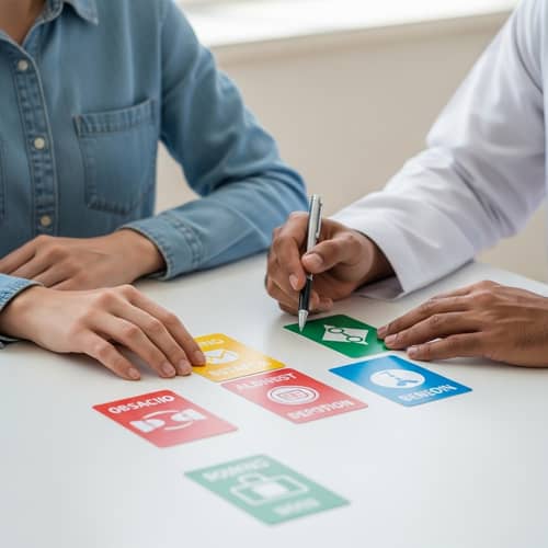 Inclusive Decision-Making Process | Colorful Options on Table