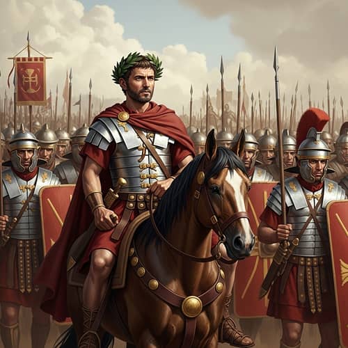 Marcus Aurelius: Leader of Roman Legion on Horseback