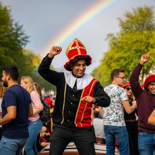 Diverse Cultural Parade in Amsterdam | Festive Sinterklaas Celebration