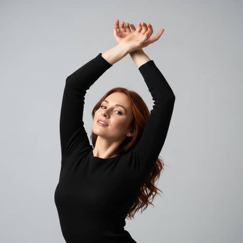 Captivating Redheaded Woman Portrait