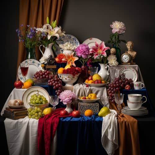 Still Life Photography with Canon Mark 2 Camera | Natural Lighting Studio Setup