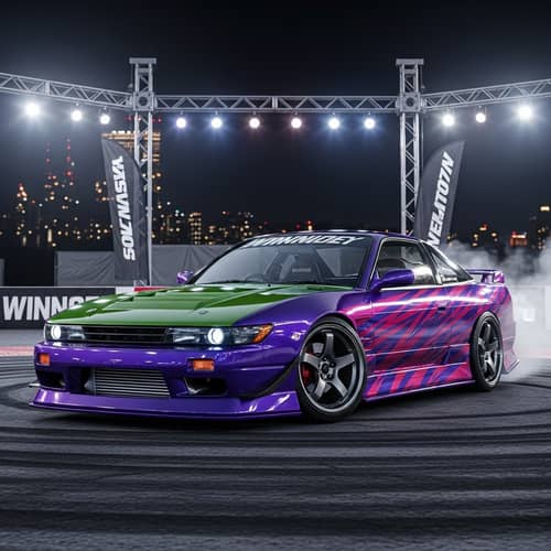 Nissan Silvia S13 Tuning: Realistic Japanese Drift Car