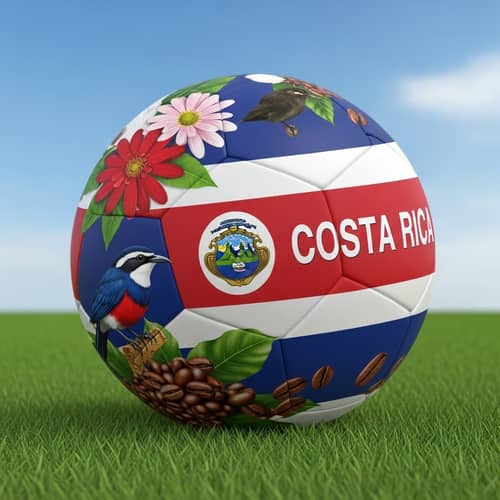 Costa Rican Football | Guaria Morada, Yigüirro, Coffee Beans Design