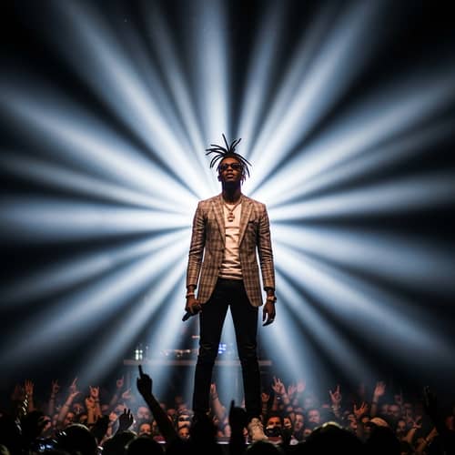 Passionate Performance on Stage with Microphone | Entertainment Show