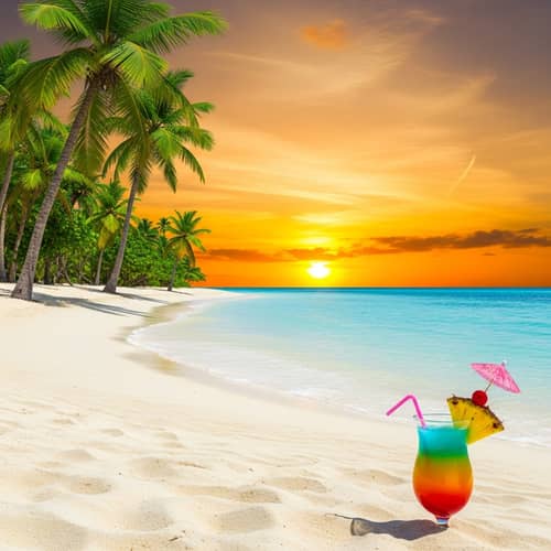 Tropical Beach Paradise | Vibrant Nature Colors