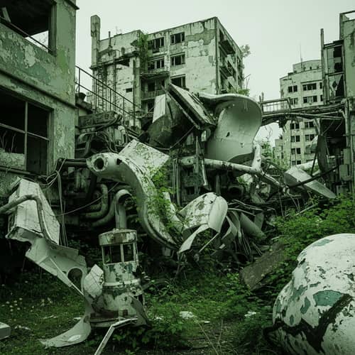 Impact of Urban Decay in Abstract Art