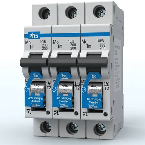 Three-Pole Circuit Breaker | Electrical System Safety