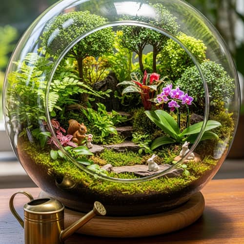 Unique Terrarium Design: A Miniature Indoor Garden
